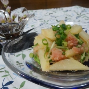 じゃがいもと明太子のシャキシャキサラダ